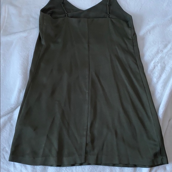 Dynamite Olive Green Slip Dress - Picture 4 of 5